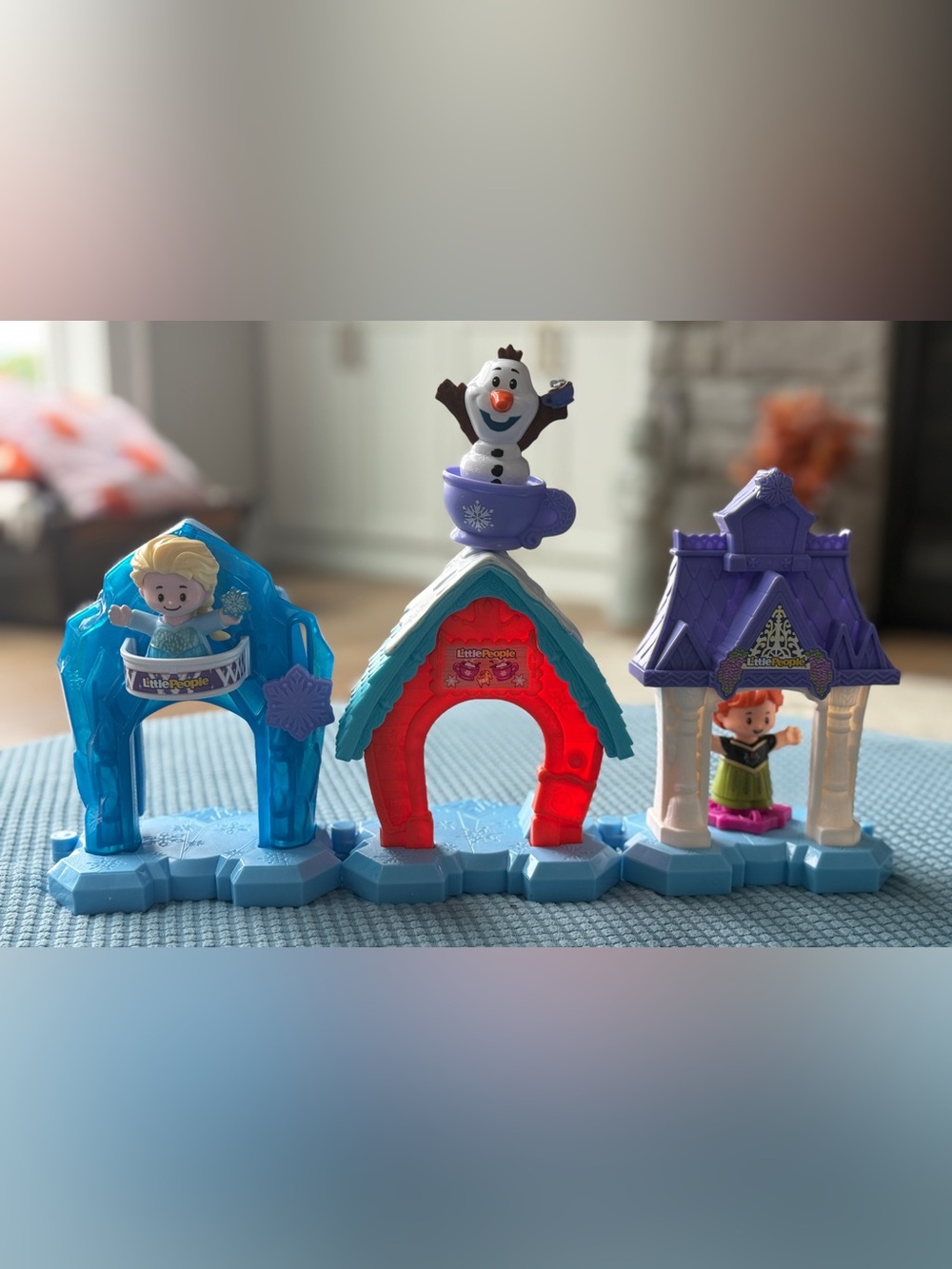 Little People Frozen Adventure Playset - Blue, Red & Purple